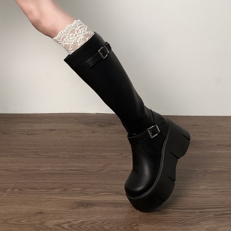 Bottes classiques noires pour  - Leather Classic Strap avis et prix