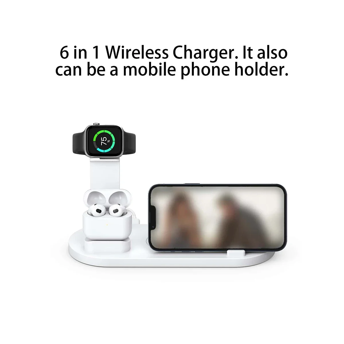 Support de chargeur sans fil 7 - Smartwatch X12 avis et prix