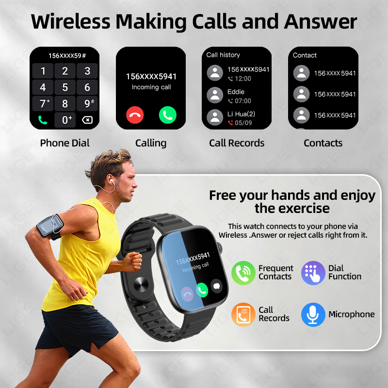 Montre connectée LIGE pour hom - Smartwatch Custom avis et prix